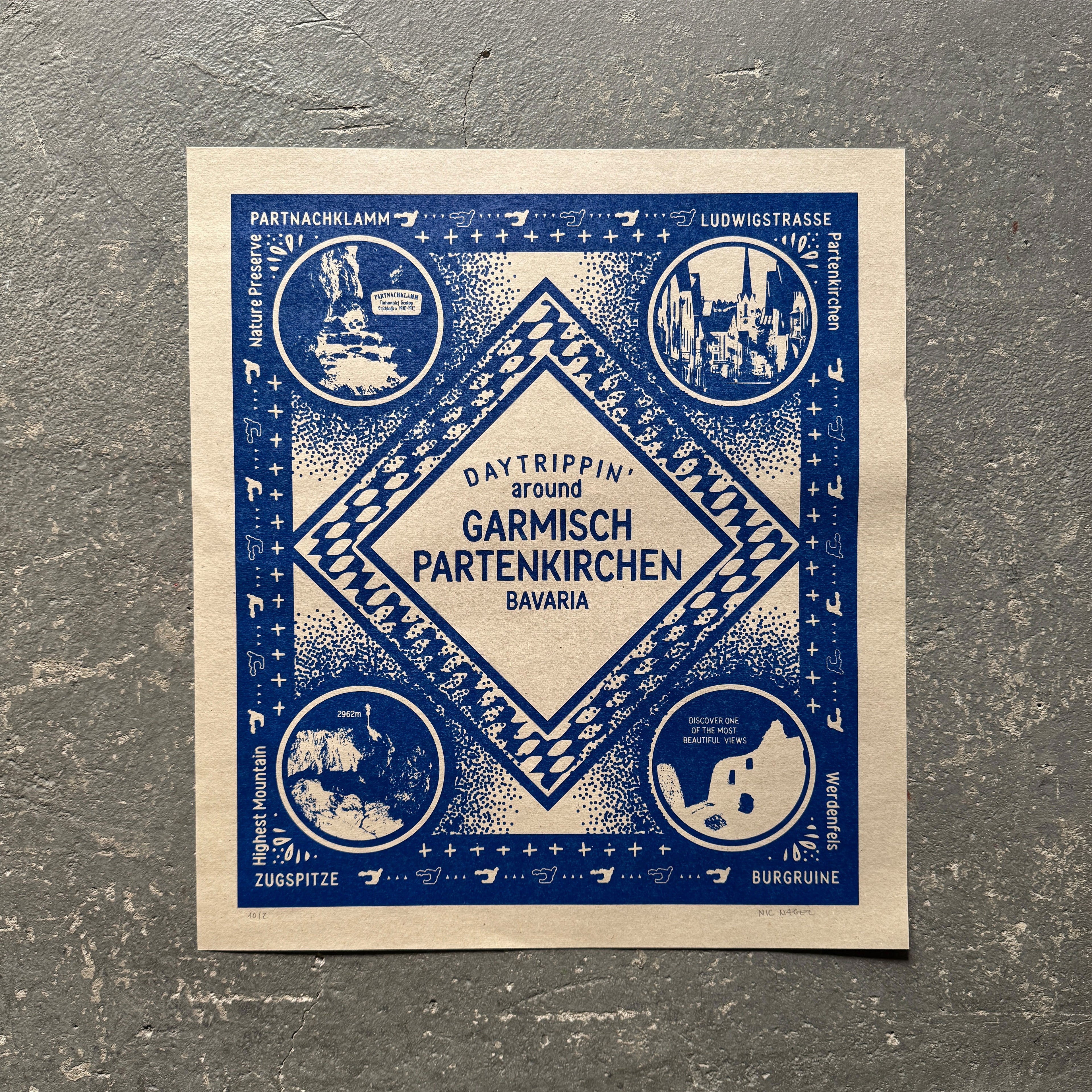 Daytrippin Garmisch-Partenkirchen auf Grau