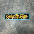 Handbemaltes Holzschild – „Enjoy the Ride“