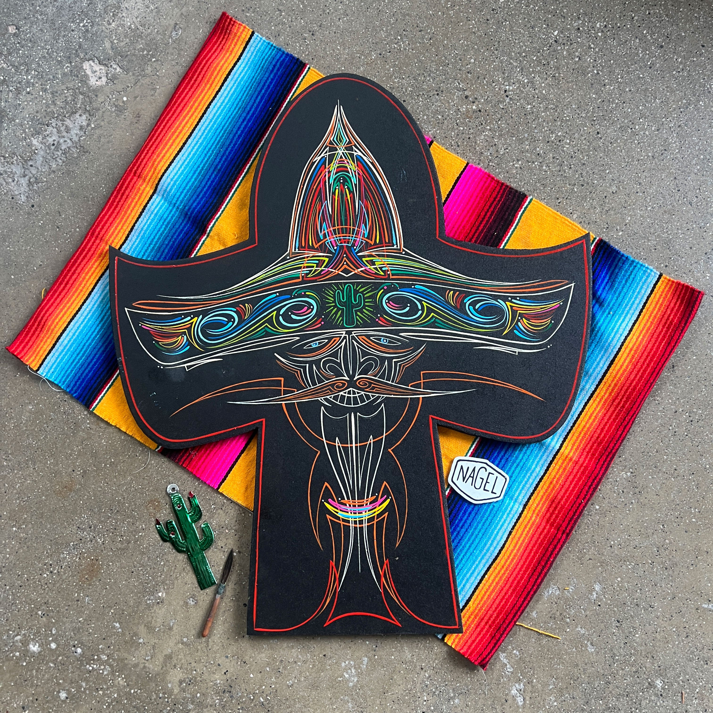 Pinstriping-Meisterstück – „Sombrero“