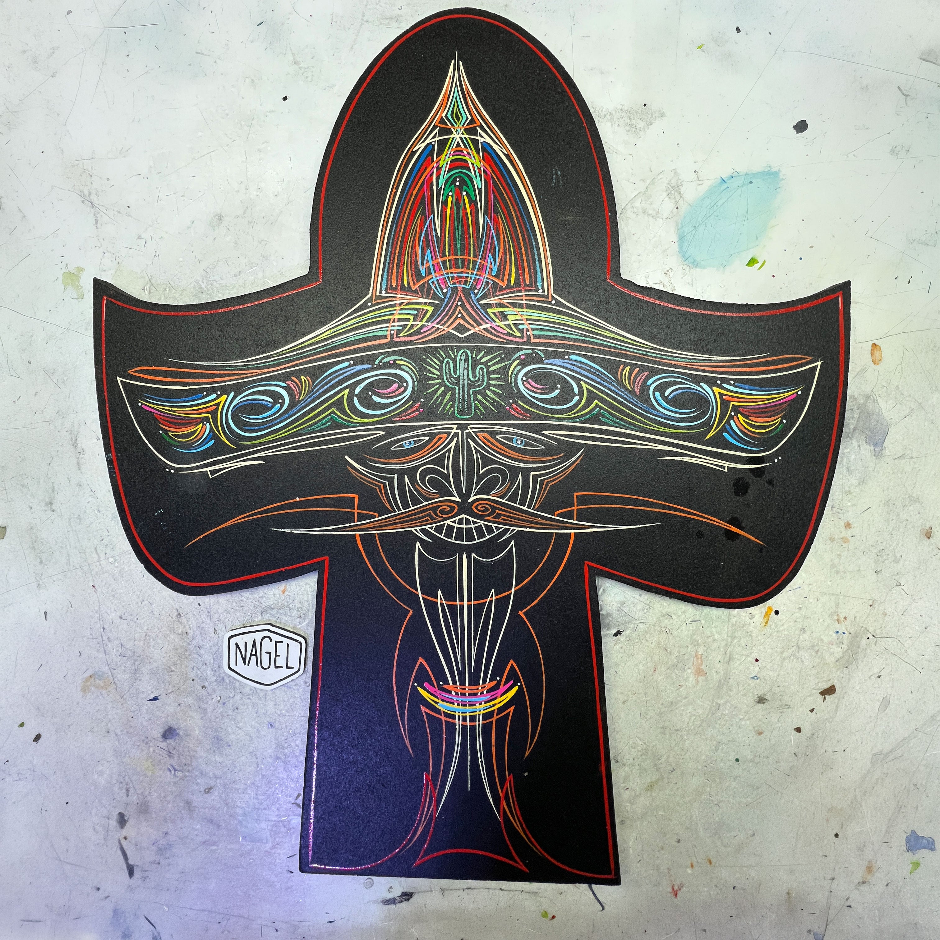 Pinstriping-Meisterstück – „Sombrero“