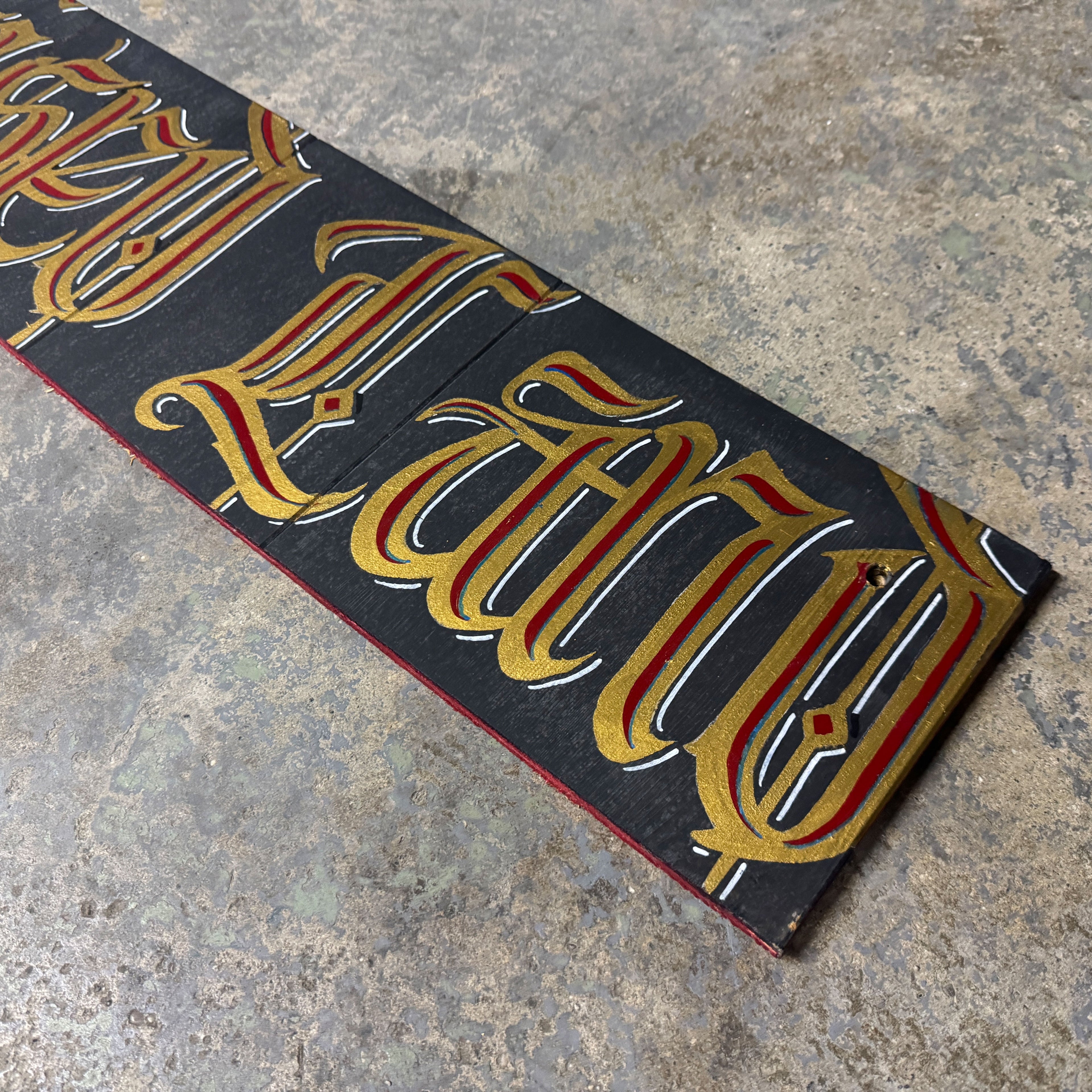 Handbemaltes Holzschild – „Promised Land“