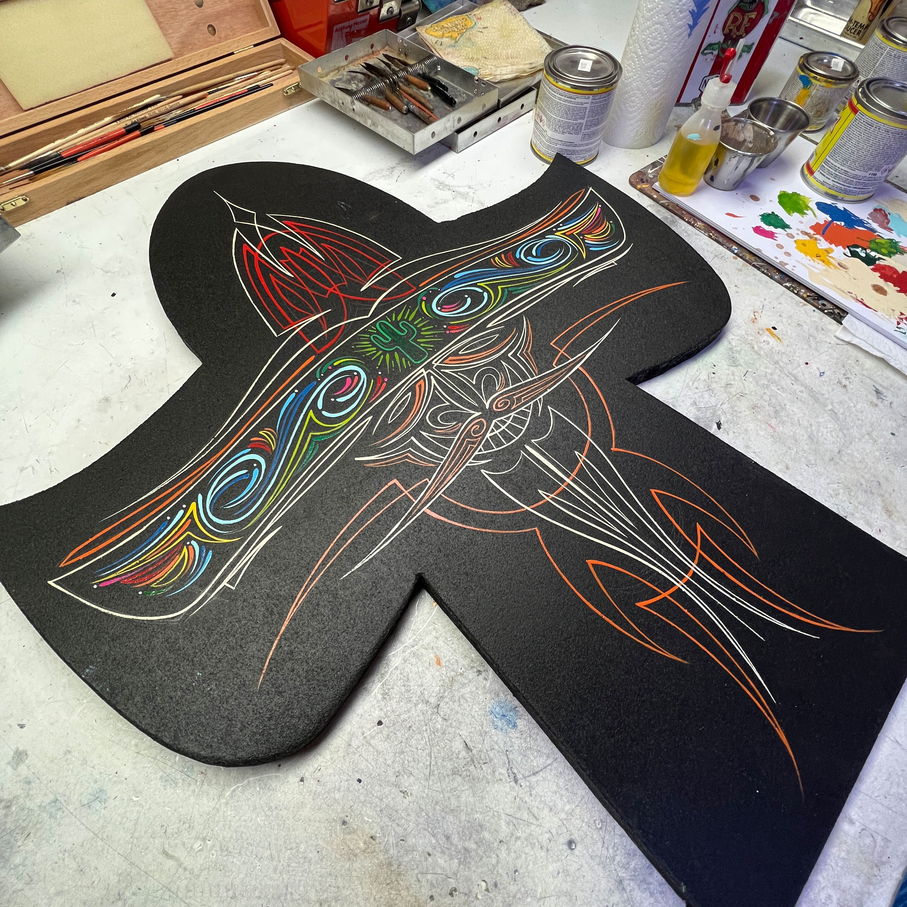 Pinstriping-Meisterstück – „Sombrero“