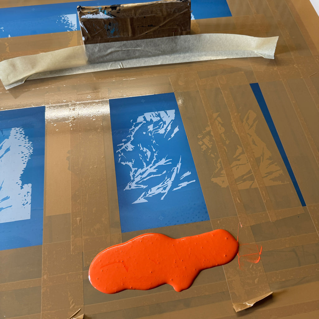 Siebdruck „Zugspitze“