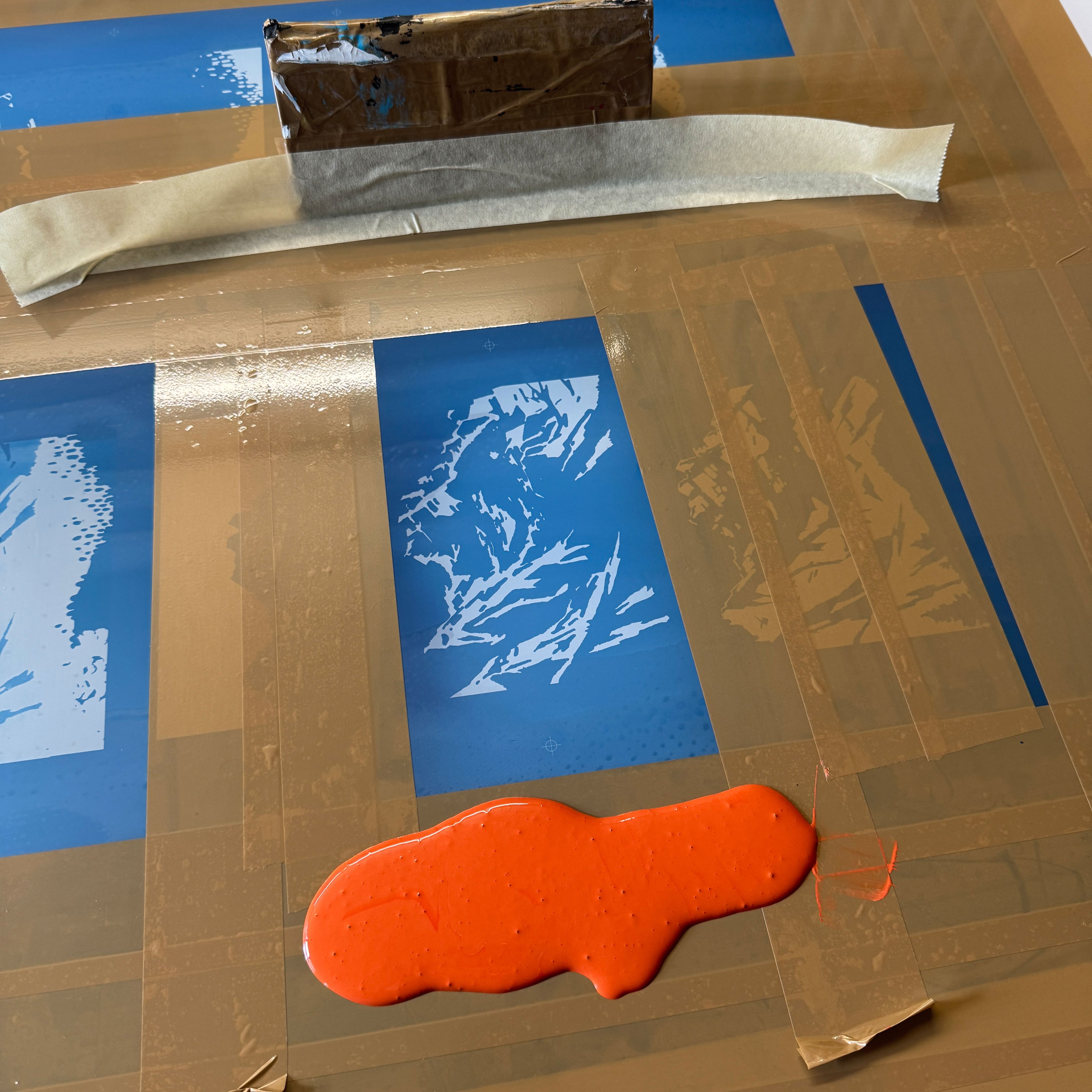 Siebdruck „Zugspitze“