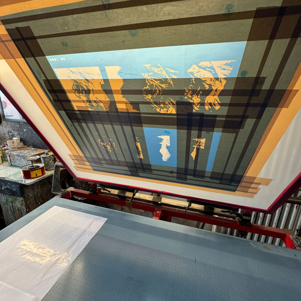 Siebdruck „Zugspitze“