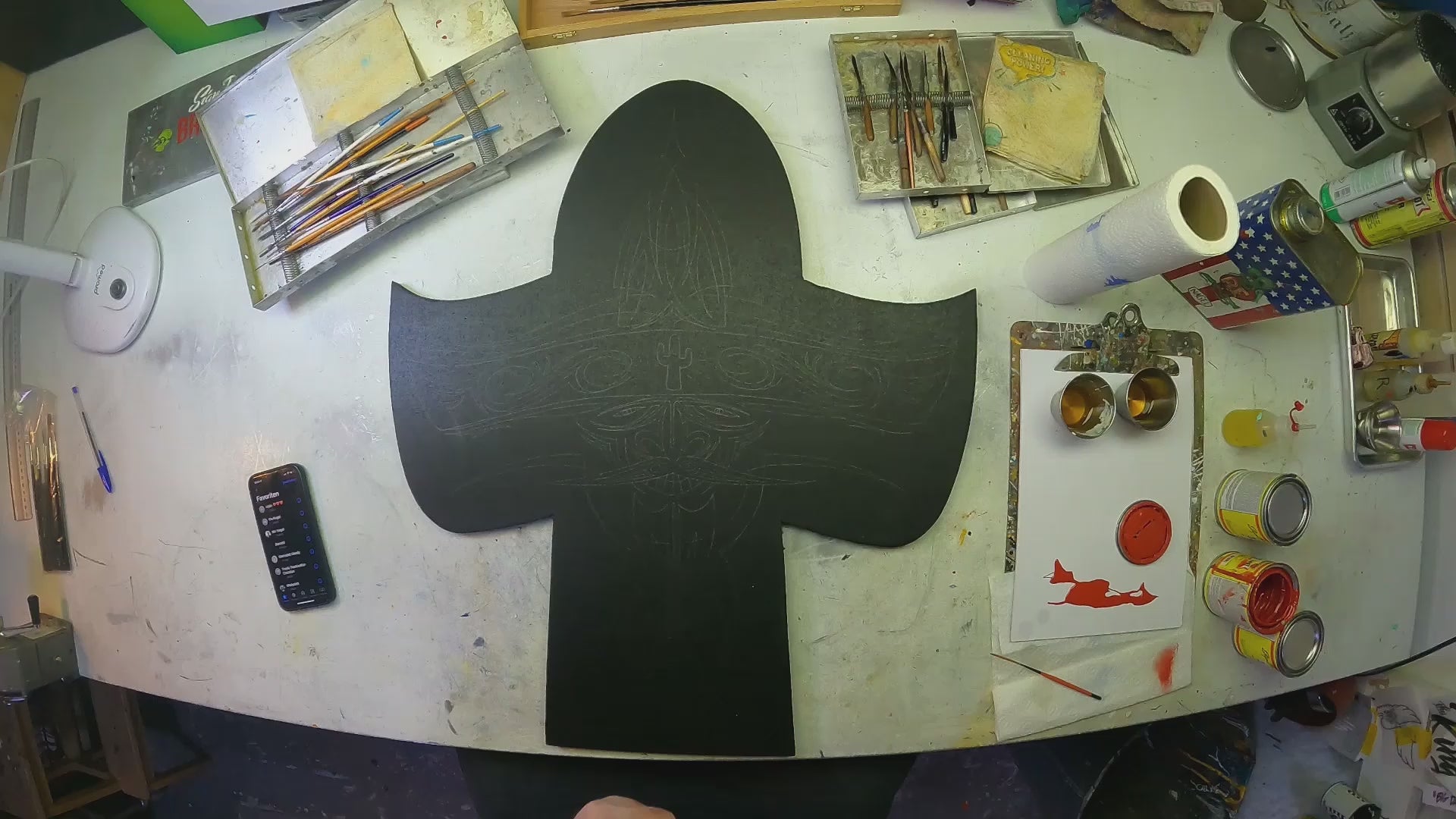 Pinstriping-Meisterstück – „Sombrero“